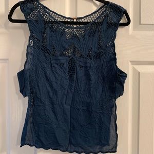 Free People open side lace tank